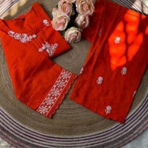 Embroidered Co ords Set